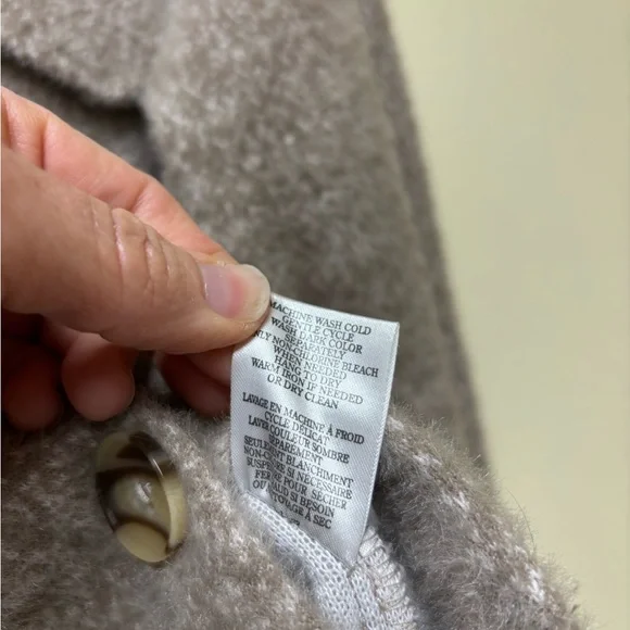 Z Supply Heather Latte Oversized Tucker Jacket - Small - Picture 16 of 16